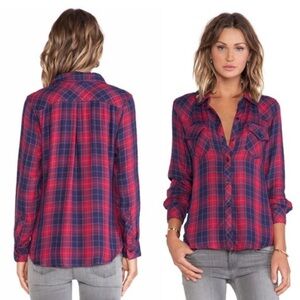 Rails Plaid Button Down Shirt S Minimalist Casual Western
